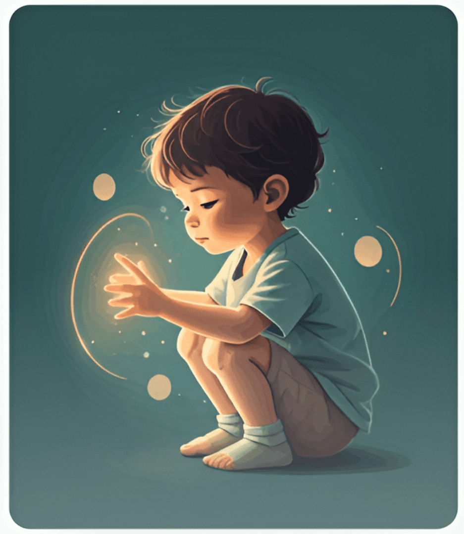 Child discovering potential